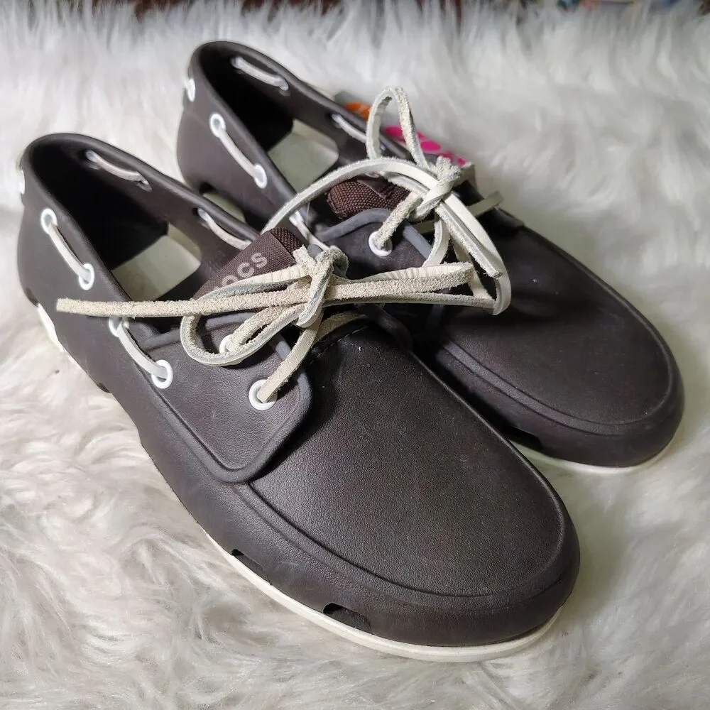 Crocs Boat Shoes Mens Size 7 W Tags
